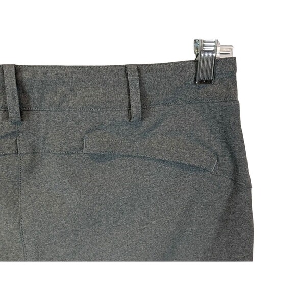 ANNIKA by Cutter & Buck Pedal Pusher Shorts  Size 10  Gray Heather Golf Capris - Picture 7 of 11